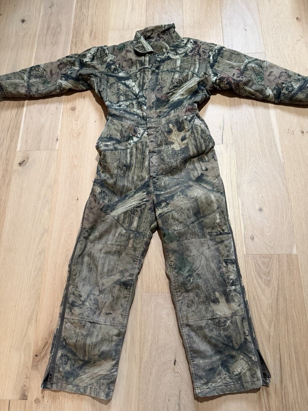 Cabelas for Kids Size XL Regular Camo Insulated Coveralls Hunting WINTER SNOW